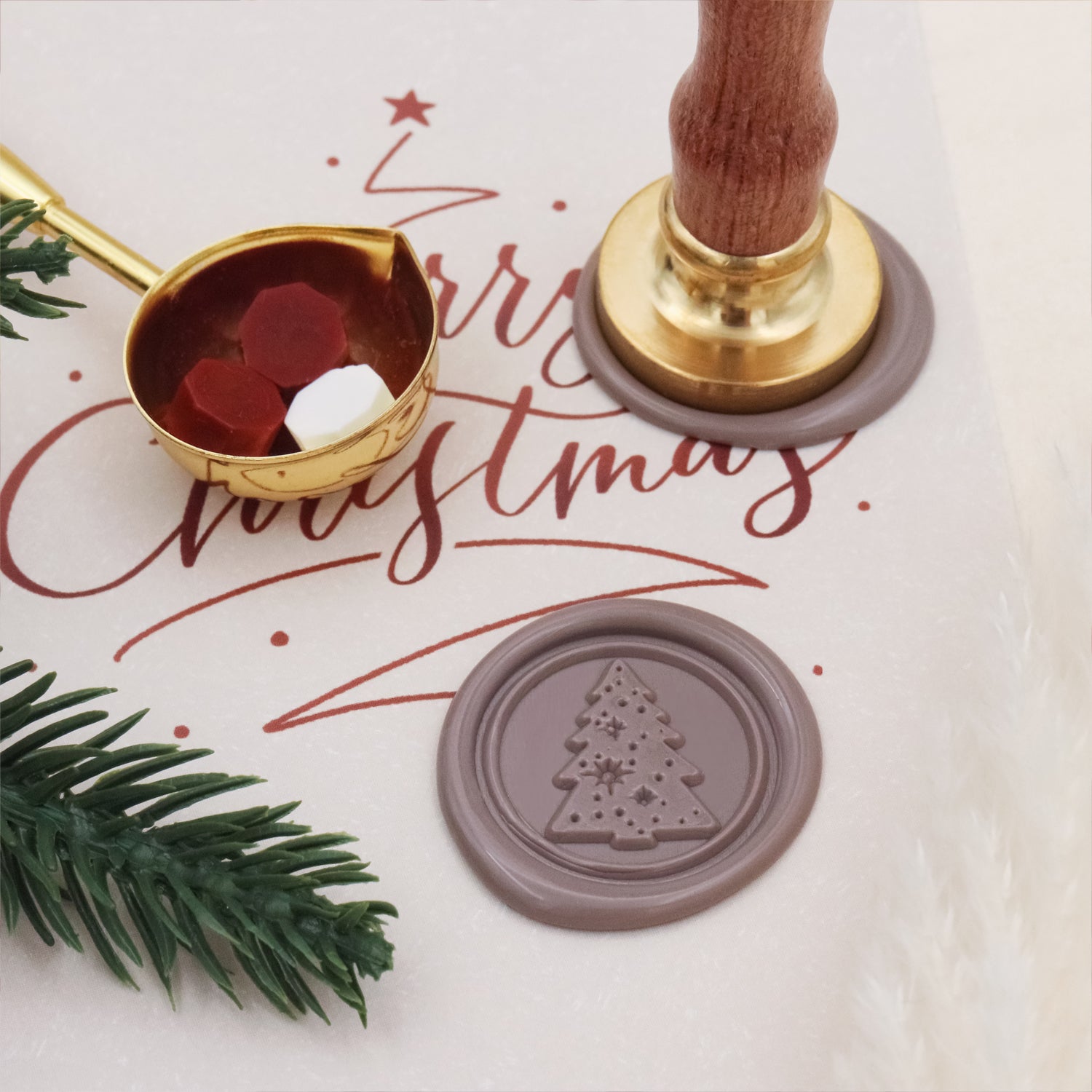 Stamprints Weihnachts Siegelwachs Siegelstempel 3