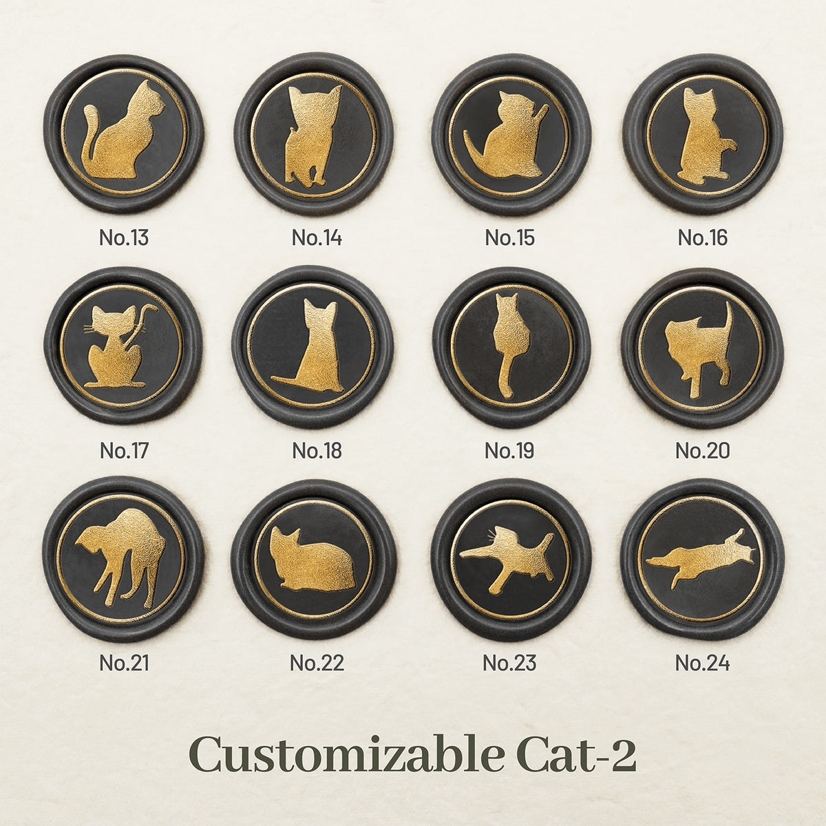 Stamprints Cat Wax Seal Stamp Color 2