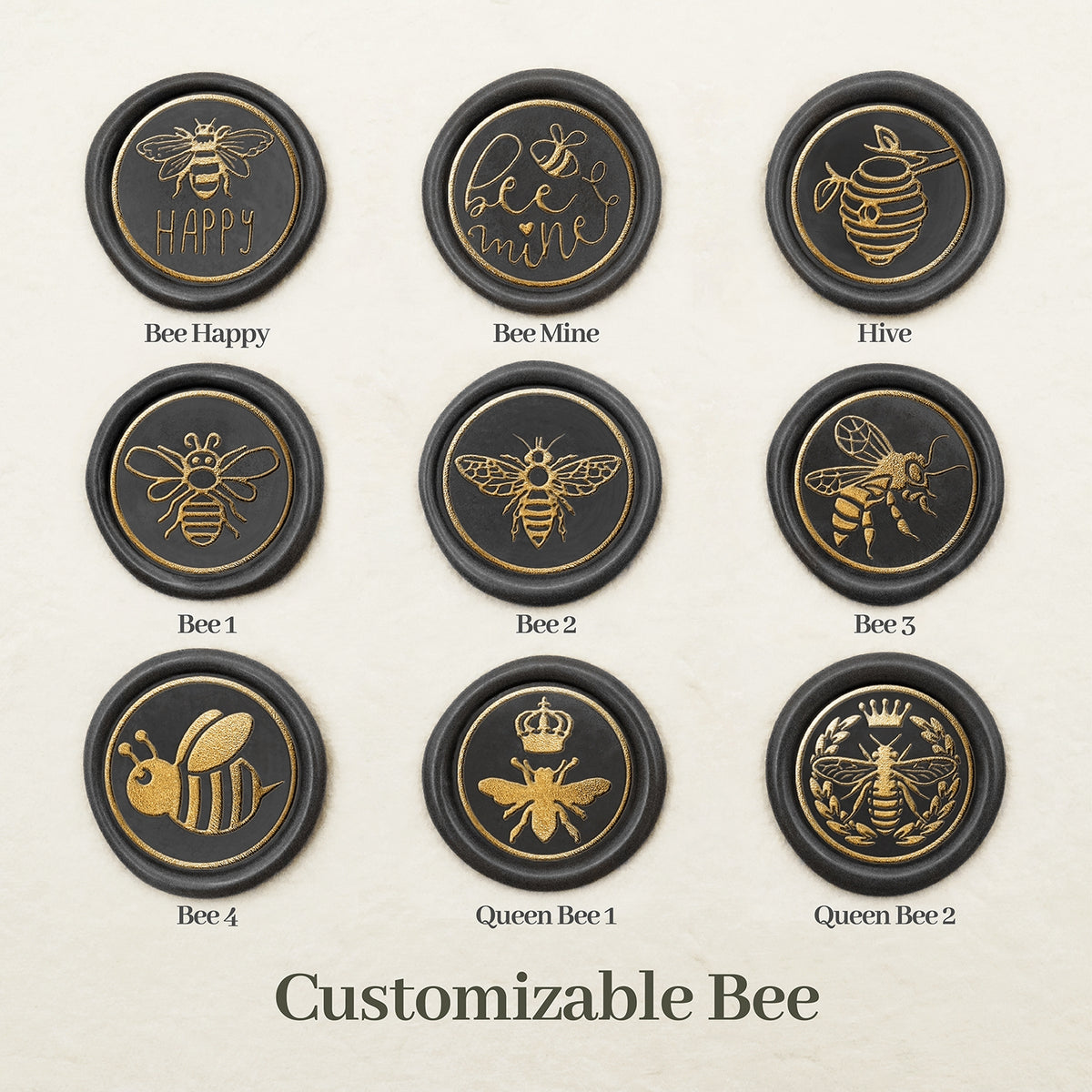 Stamprints Bienenwachs-Siegelstempel Design