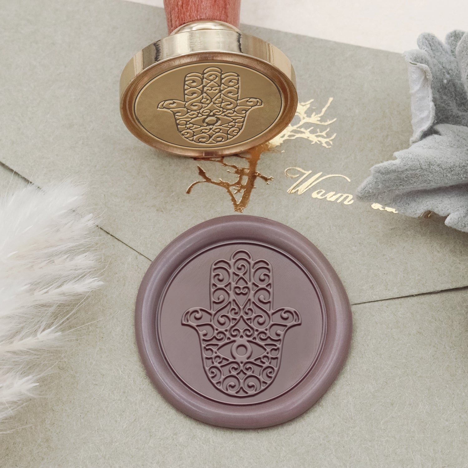 Stamprints Hamsa Symbol Wax Seal Stamp 2