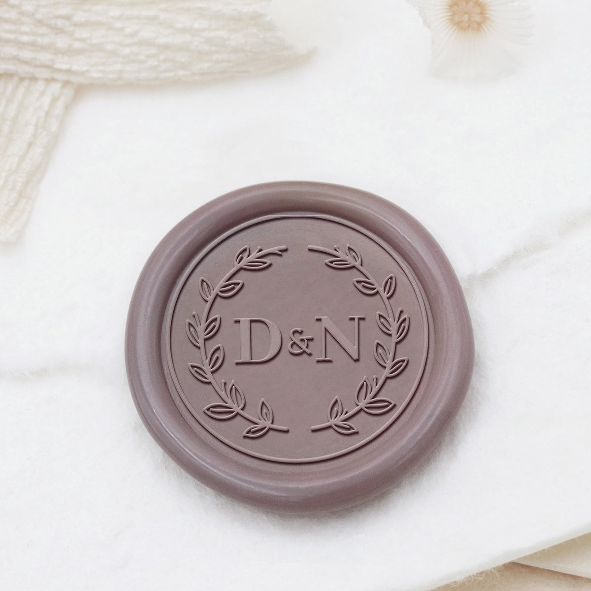 Stamprints Personalisiert Hochzeit Monogramm Siegelwachs Siegelstempel Stempel 1