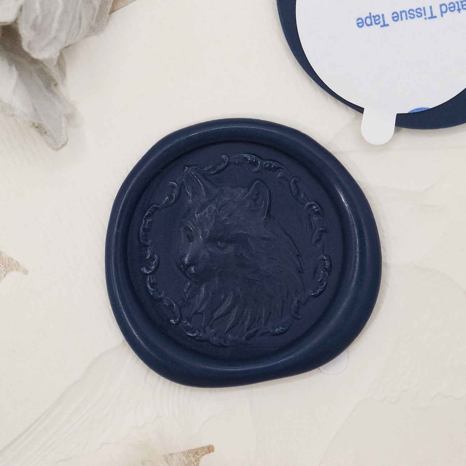 Stamprints 3D Reliefprägung Kätzchen selbstklebend Siegelwachs Sticker 1