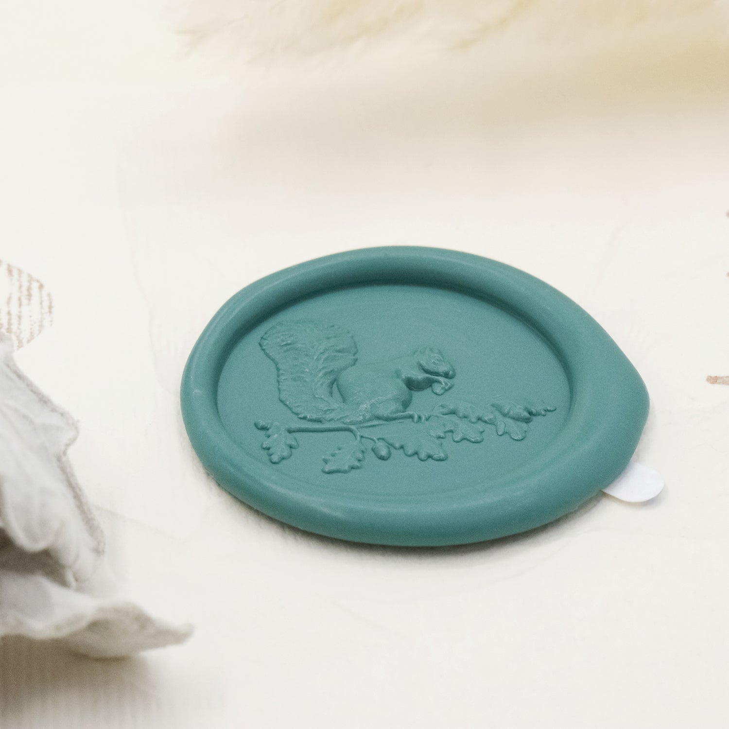 Stamprints 3D Reliefprägung Eichhörnchen Selbstklebend Siegelwachs Sticker 4