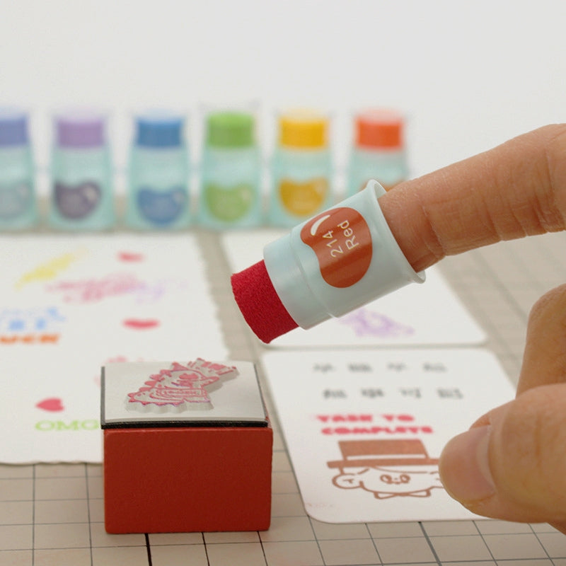 Stoff-Fingerabdruck-Stempelkissen für das Drucken von Schlamm und Gummi-Siegelstempel - Stamprints 1