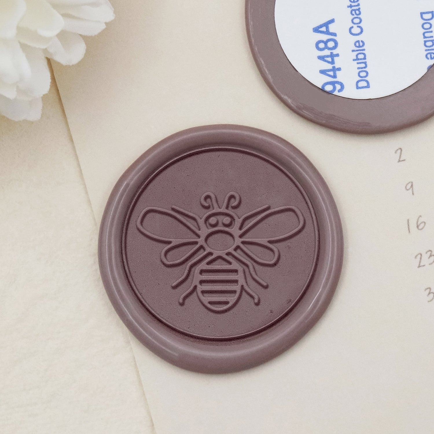 Stamprints Bienen selbstklebend Siegelwachs Sticker - Stil 12-1