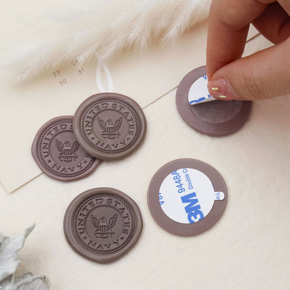 Stamprints US Army Wachs-Klebstoff Siegelwachs Sticker - Stil 12-2
