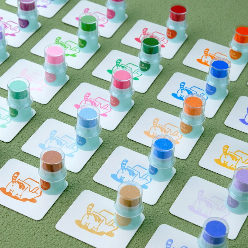 Stoff-Fingerabdruck-Stempelkissen für Druck mit Schlamm und Gummi-Siegelstempel Produkt