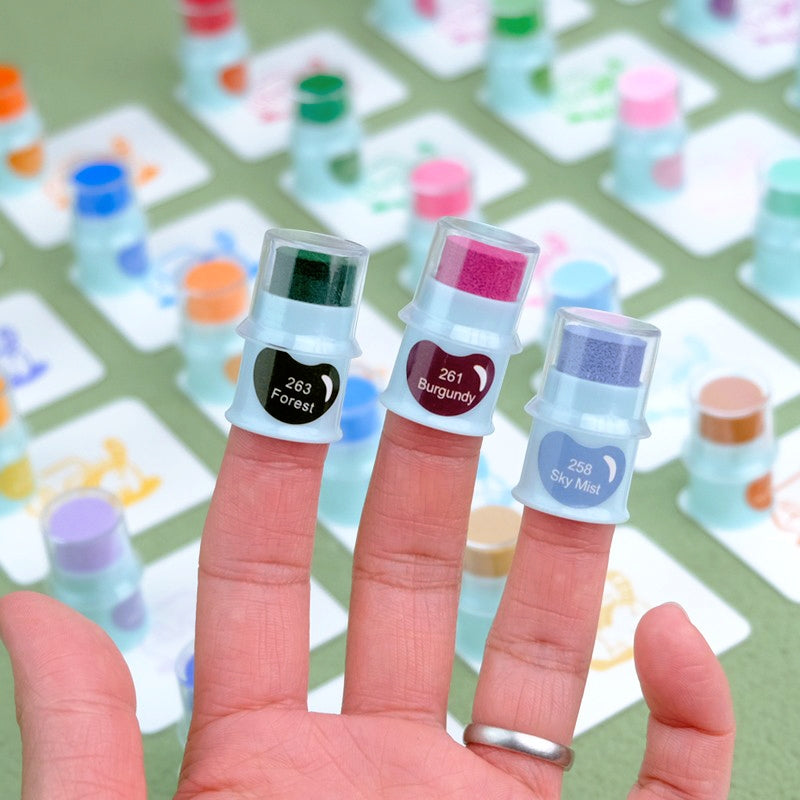 Stoff-Fingerabdruck-Stempelkissen Für Den Druck Von Schlamm Und Gummi-Siegelstempel b2