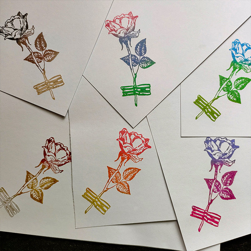 Pearlescent Multicolor 3-Color Gradient Ink Pad b4