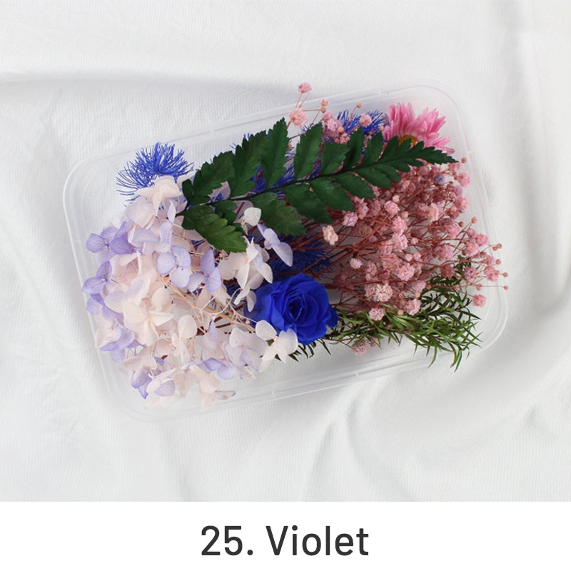 Luftgetrocknete Echte Blumen Boxed Konservierte Blumenmaterial Pack sku-25