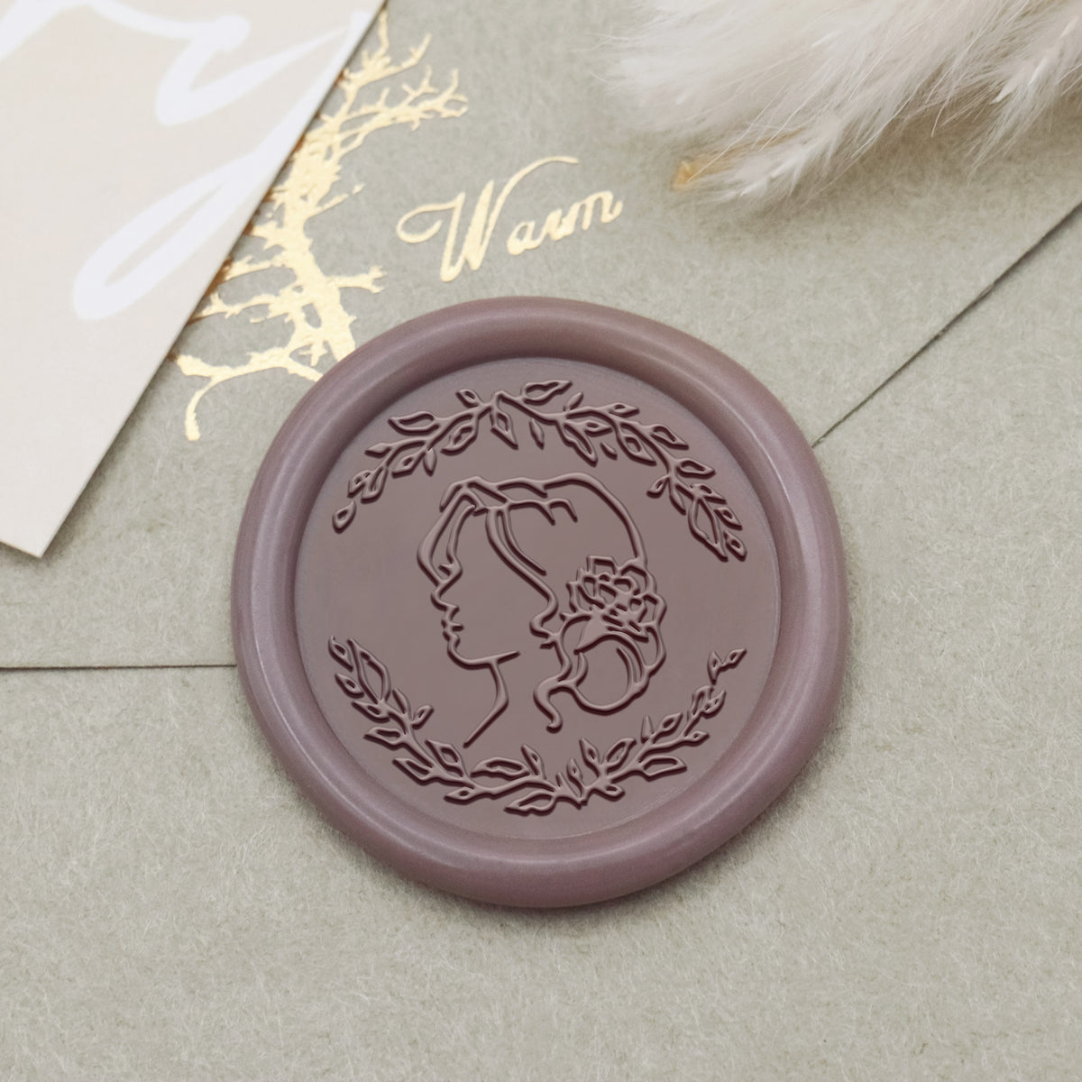 Froher Muttertag Siegelwachs Stempel-2