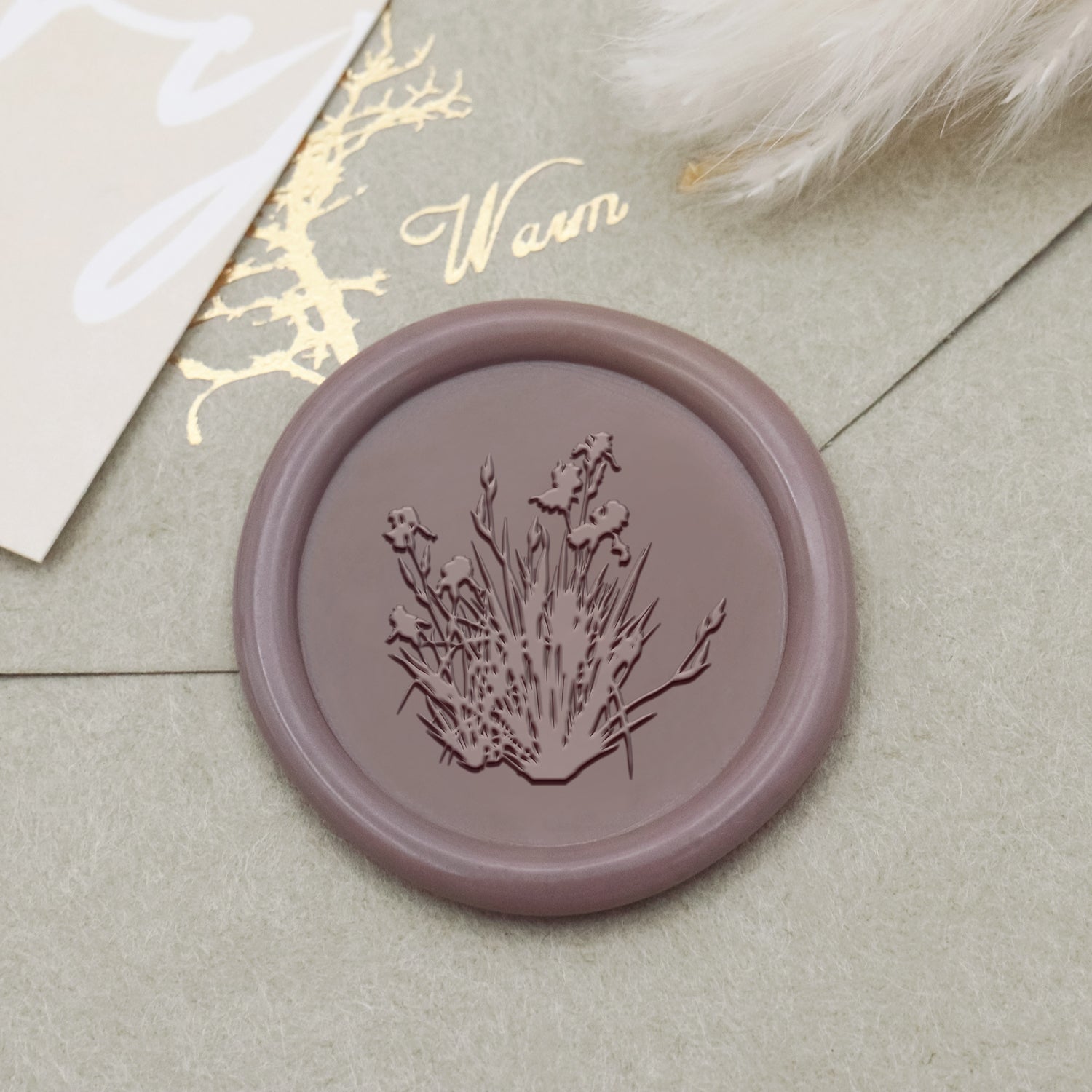 Botanischer Siegelwachs Siegelstempel (18 Designs)-9 1