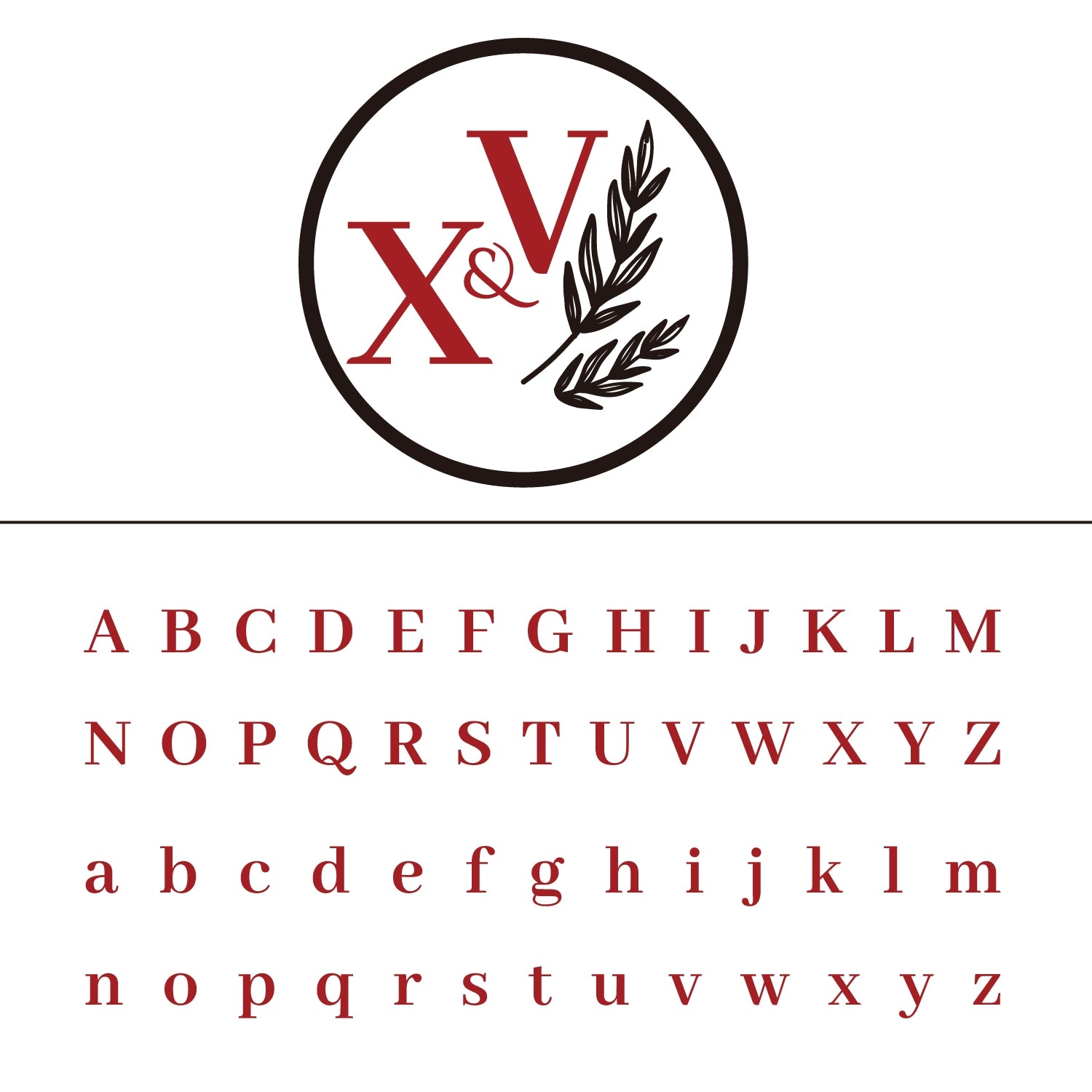 Personalisierter Olivenzweig Hochzeit Monogramm Siegelwachs Siegelstempel 10