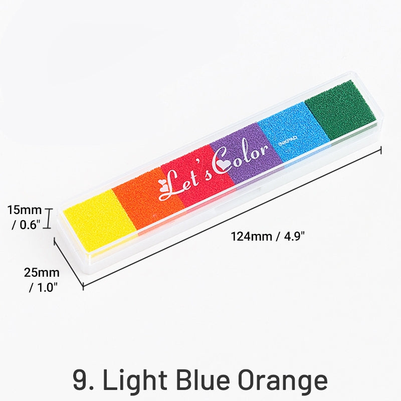 Langer Farbverlauf Süßigkeiten-Farben Stempelkissen Set sku-9