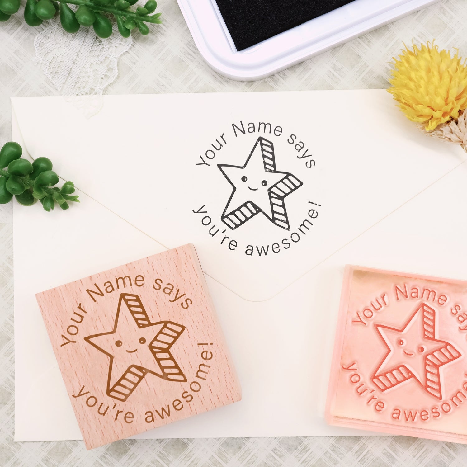 Kindertag Personalisierter Cartoon-Gummistempel -2 1