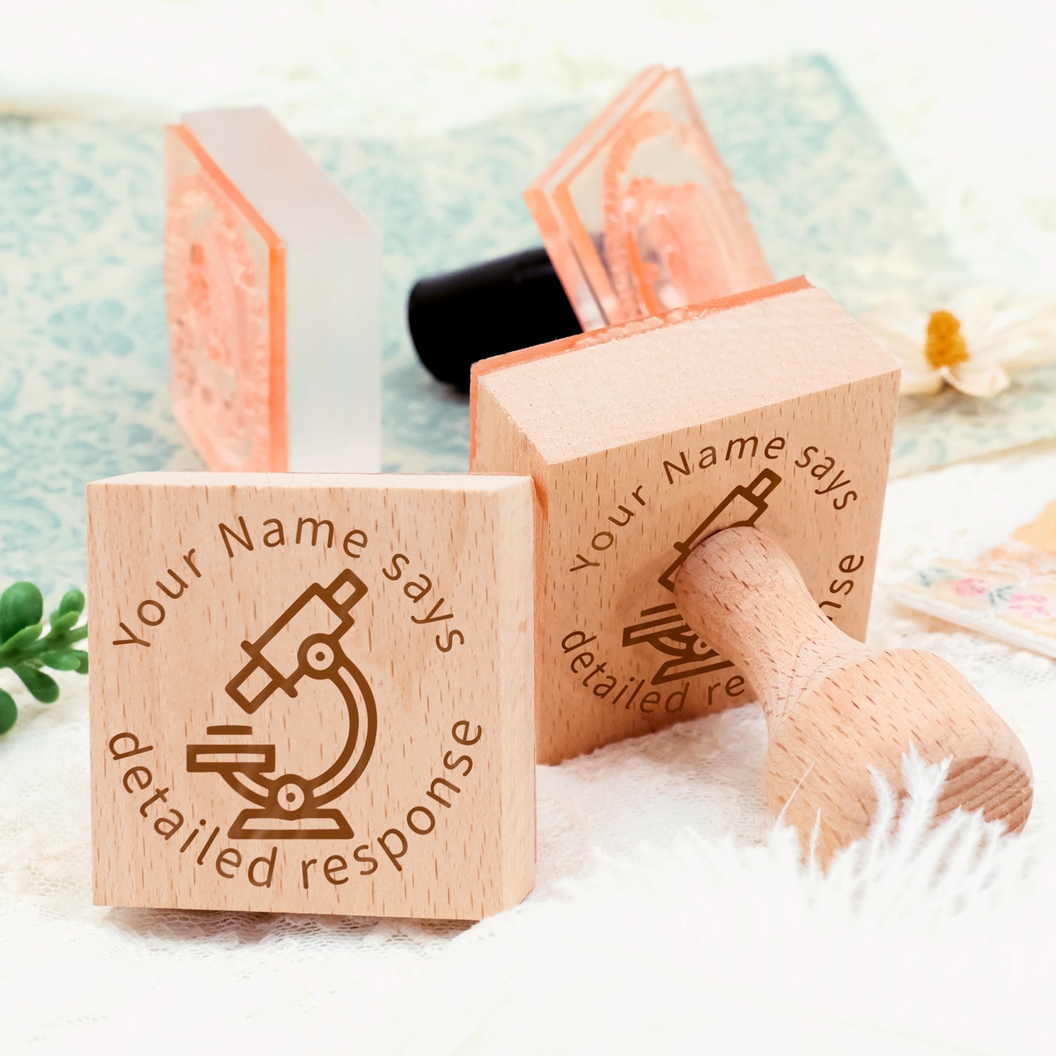 Children's Day Custom Cartoon Star Rubber Stamp-5 4