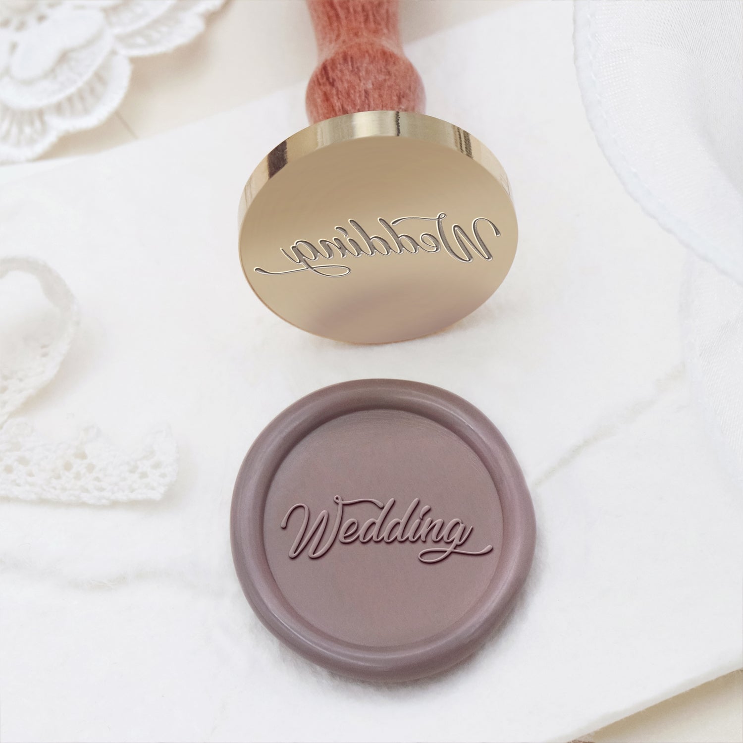 Hochzeitseinladung & Ankündigung Siegelwachs Siegelstempel Stempel (27 Designs)