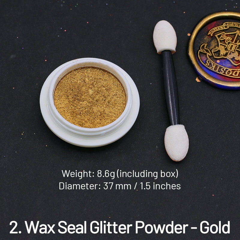 Siegelwachs Färbung Dekoration Glitzerpulver Pailletten sku-2