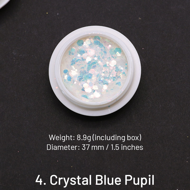 Wachssiegel-Färbung Dekoration Glitzerpulver Pailletten sku-4