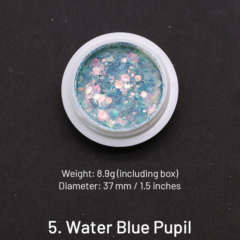 Wachssiegel Färbung Dekoration Glitzerpulver Pailletten sku-5