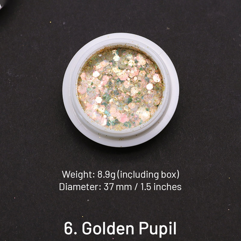 Wachssiegel Färbung Dekoration Glitzerpulver Pailletten sku-6