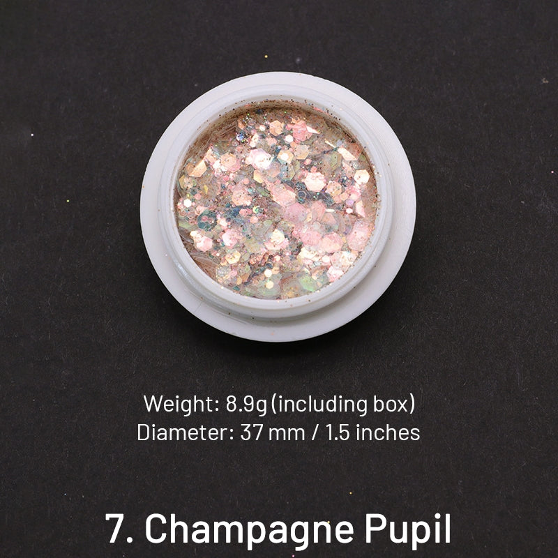Wachssiegel Färbung Dekoration Glitzerpulver Pailletten sku-7