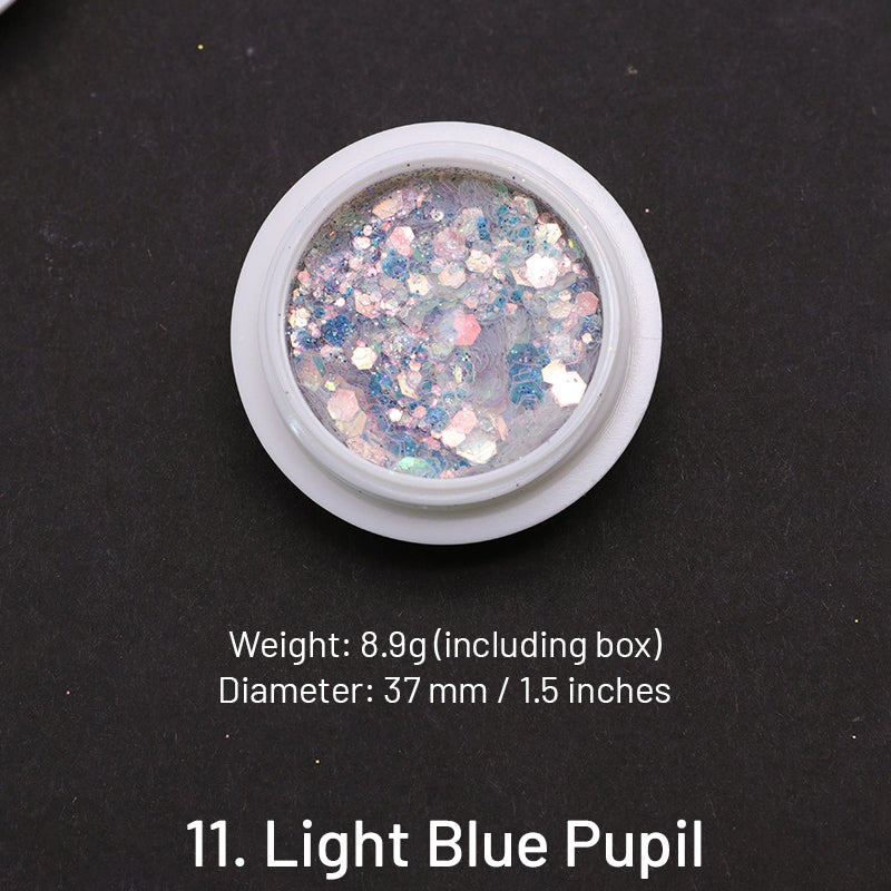 Wachssiegel Färbung Dekoration Glitzerpulver Pailletten sku-11