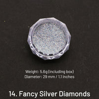 14. Fancy Silber Diamanten