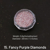 15. Ausgefallene lila Diamanten