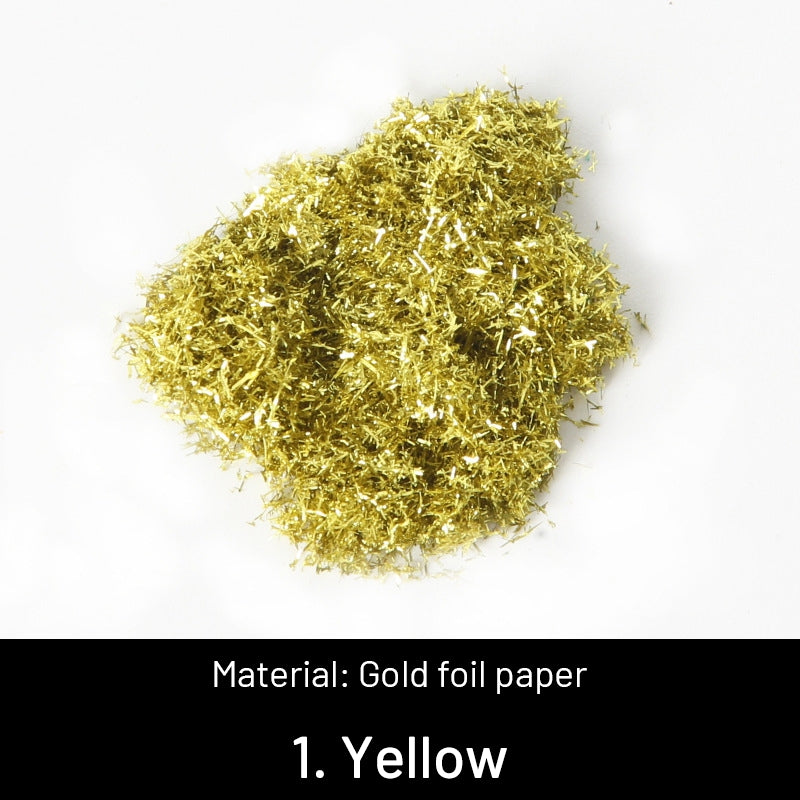 DIY Dekorative Zerkleinerte Goldblätter sku-1
