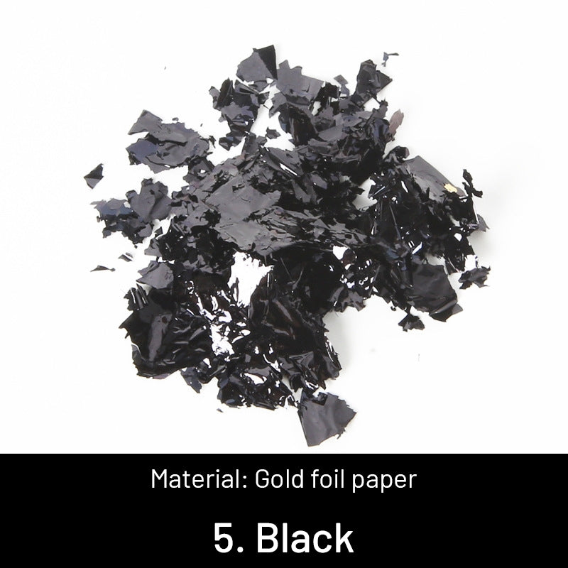 DIY Dekorative Zerkleinerte Goldblätter sku-5
