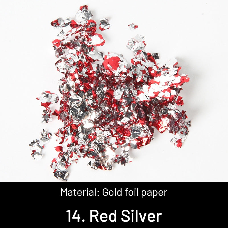 DIY Dekorative Zerkleinerte Goldblätter sku-14
