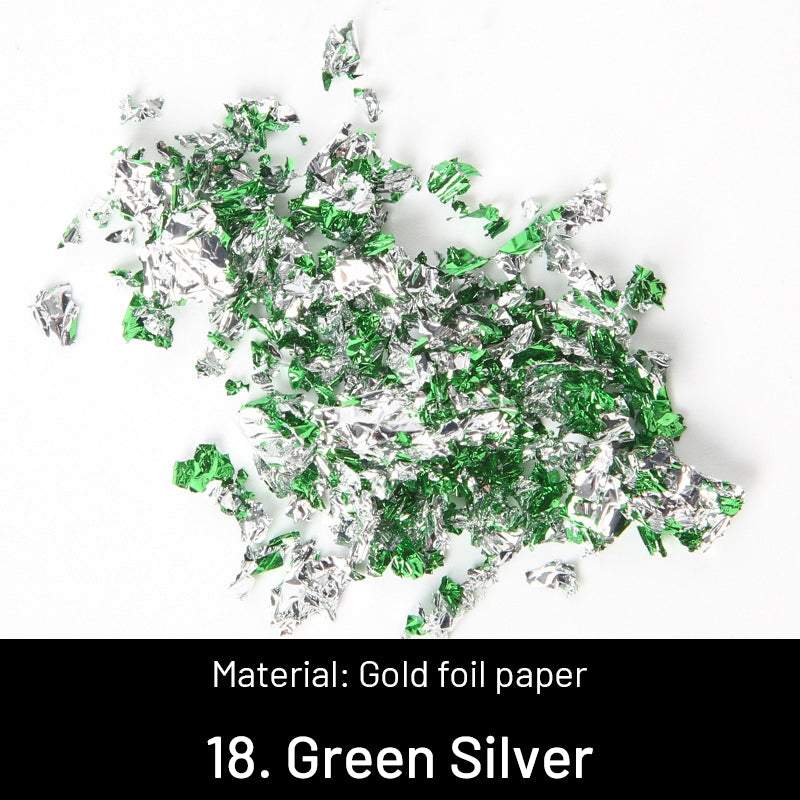 DIY Dekorative Zerkleinerte Goldblätter sku-18