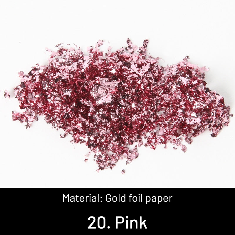 DIY Dekorative zerkleinerte Goldblätter sku-20