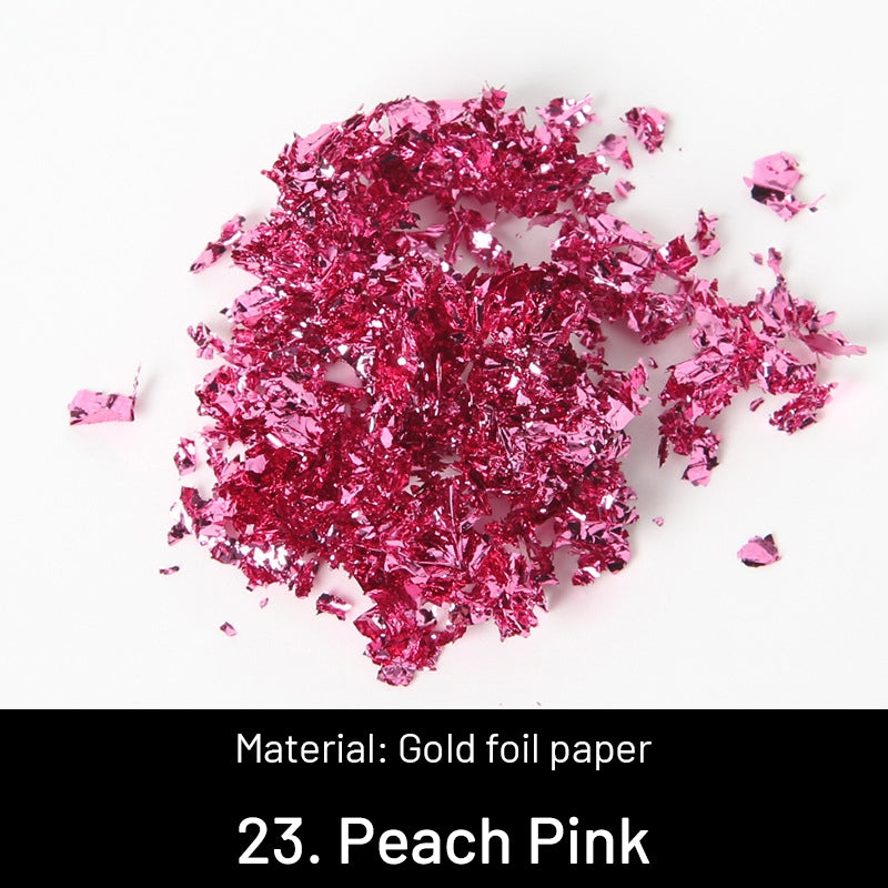 DIY Dekorative Zerkleinerte Goldblätter sku-23