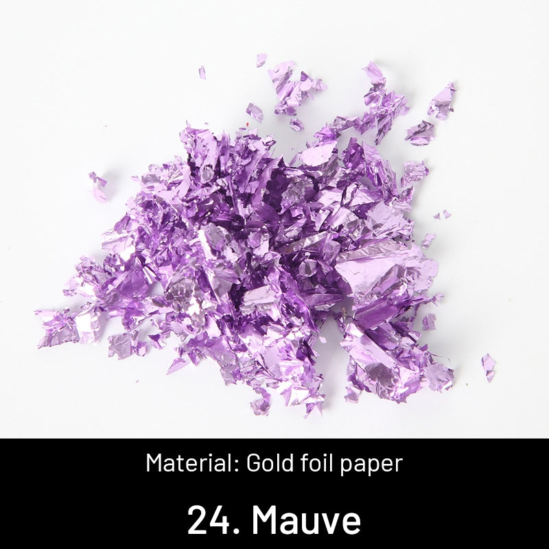 DIY Dekorative Zerkleinerte Goldblätter sku-24