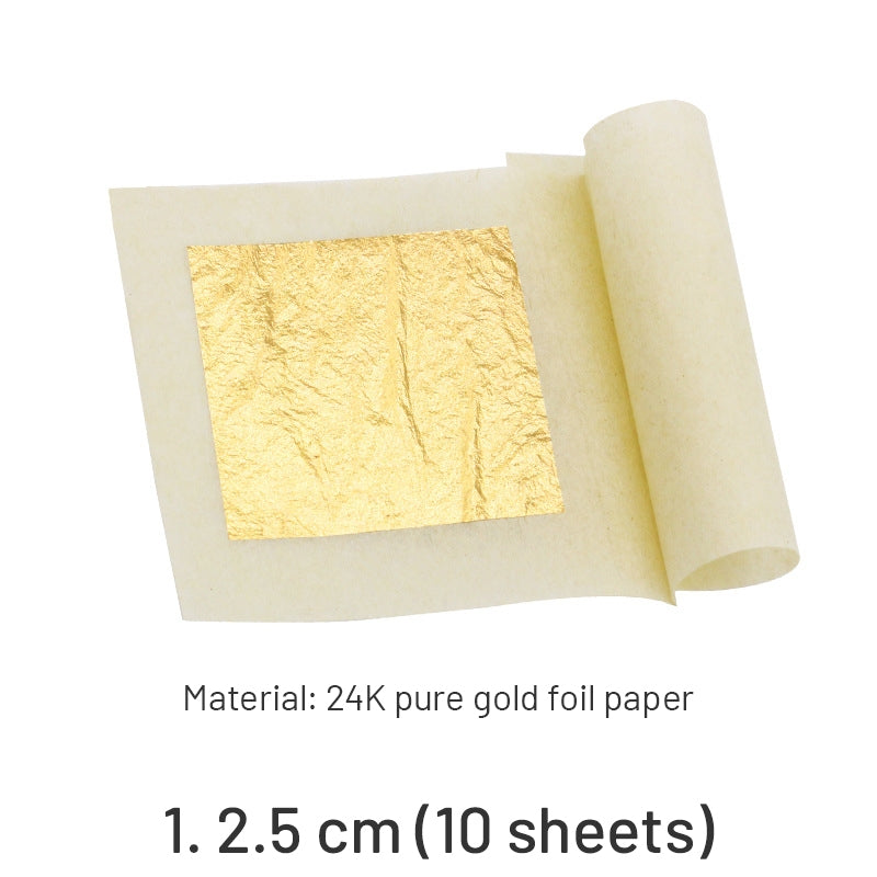 24K Reines Gold Paste Quadratische Goldfolien-Blätter sku-1