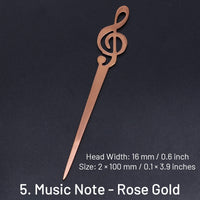 5. Musiknote - Roségold