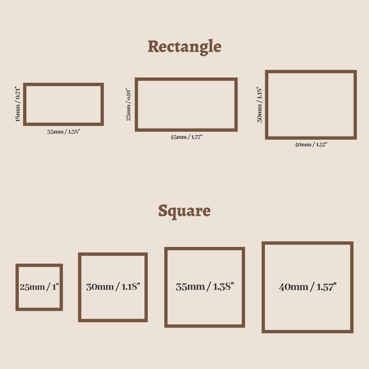 Personalisiert Design Rechteckige & Quadratische Siegelwachs Siegelstempel mit Ihrem Kunstwerk 31