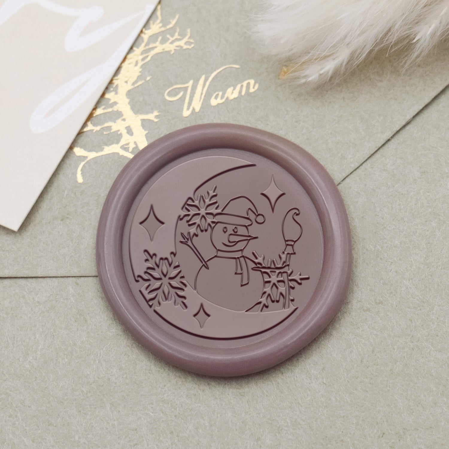 Weihnachts-Siegelstempel aus Wachs (27 Designs)-21 1