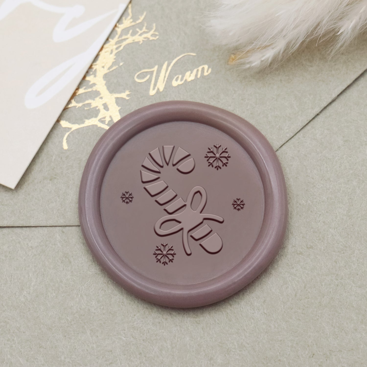 Weihnachts-Siegelstempel aus Wachs (27 Designs)-25 1
