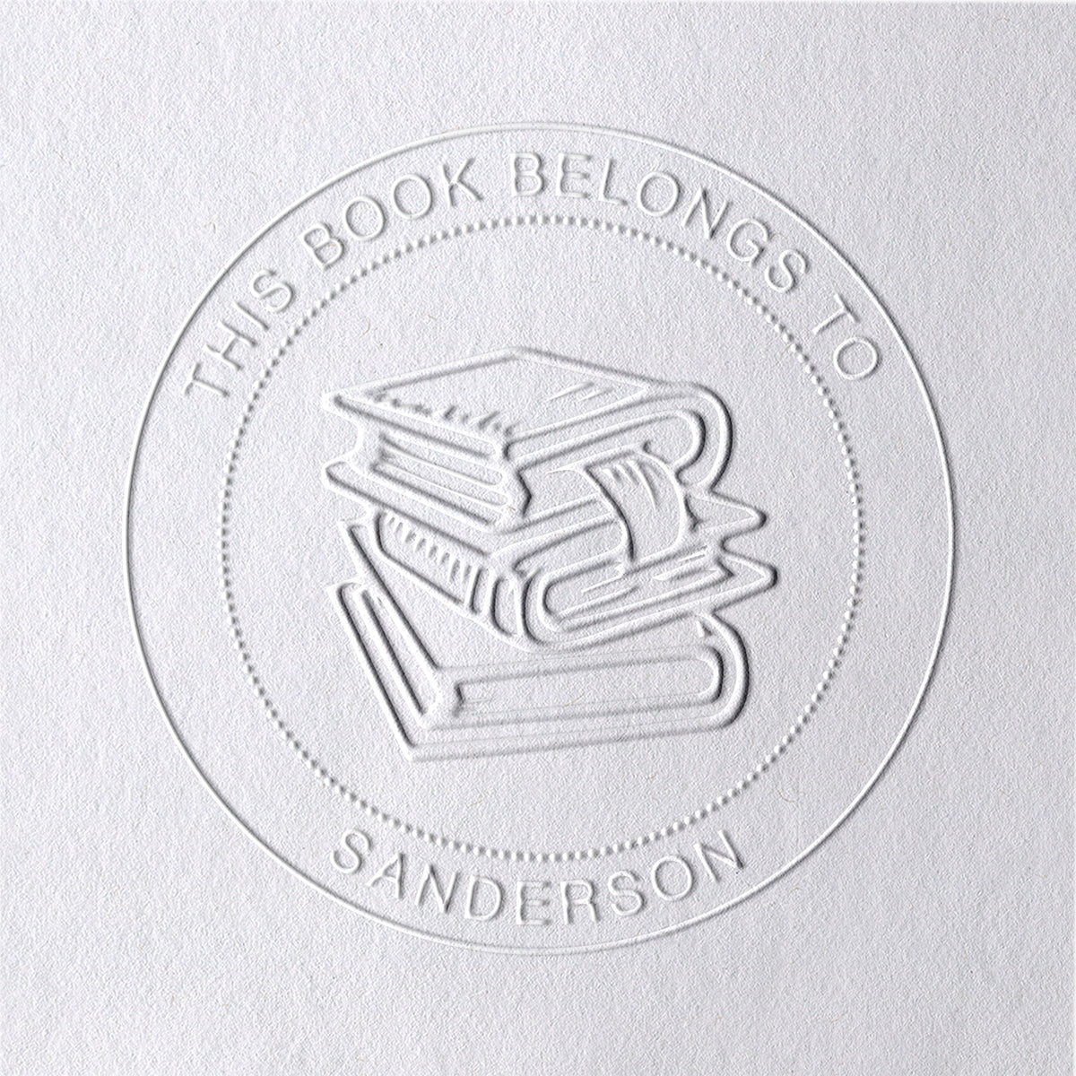 Personalisierte Buchstapel und Lesezeichen Prägezange Personalisierte Buchstapel und Lesezeichen Prägezange25-11