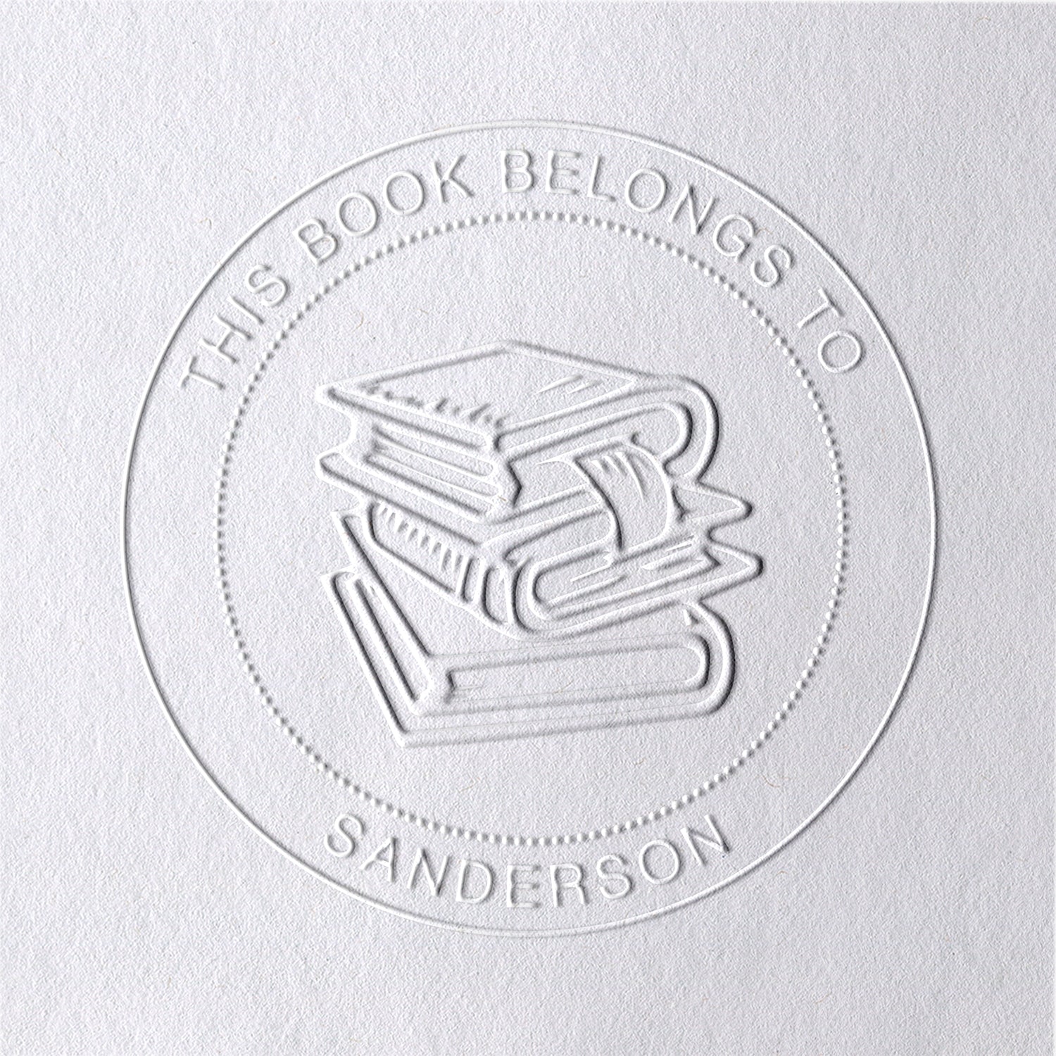 Personalisierte Buchstapel und Lesezeichen Prägezange Personalisierte Buchstapel und Lesezeichen Prägezange25-11