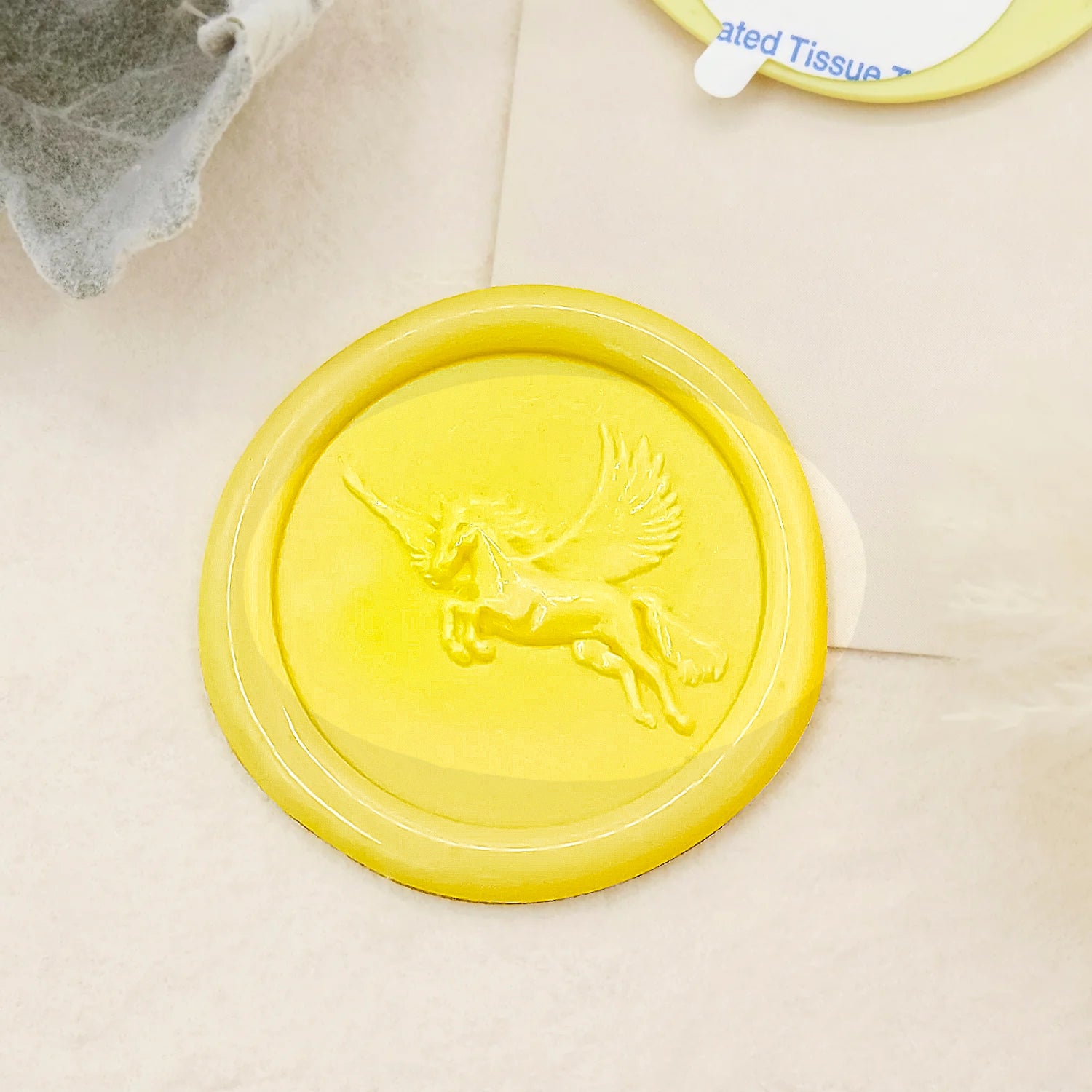 3D Reliefprägung Pegasus Selbstklebende Siegelwachs Sticker 4-4