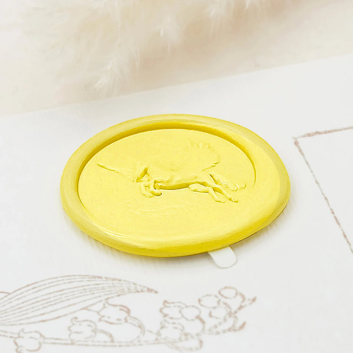3D Reliefprägung Pegasus Selbstklebende Siegelwachs Sticker 4-1