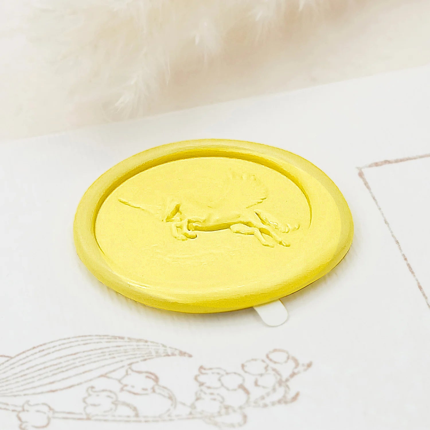 3D Reliefprägung Pegasus Selbstklebende Siegelwachs Sticker 4-1