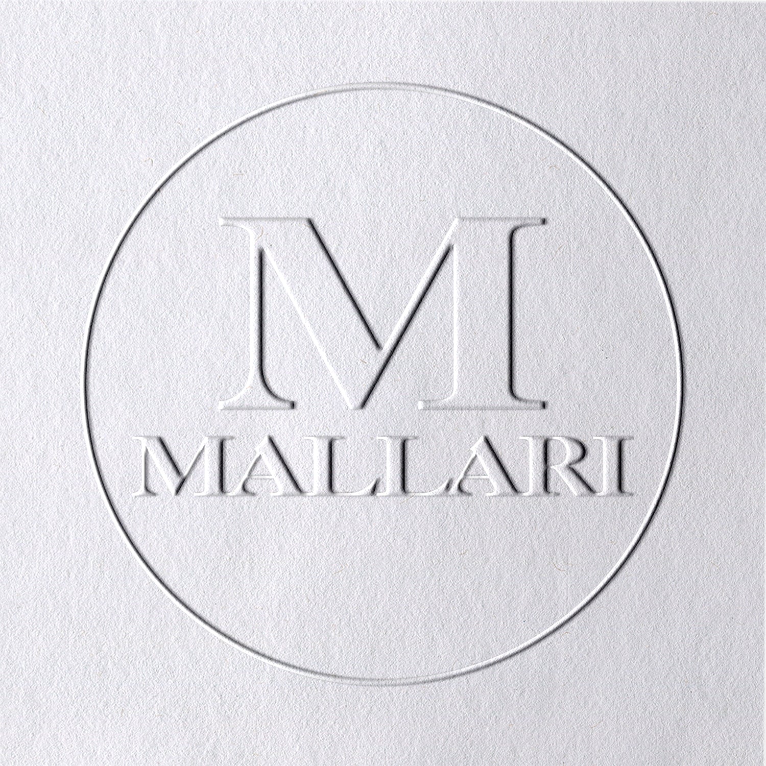 Custom Simple Initial Name Embosser 51