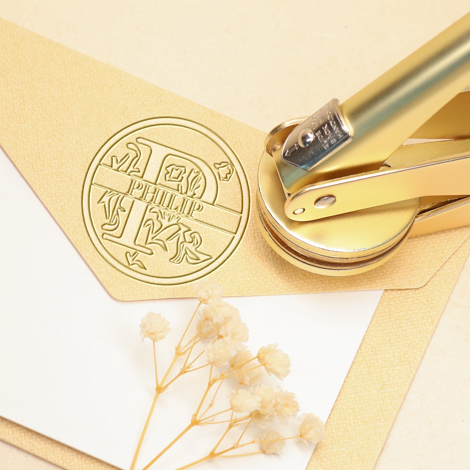 26 Buchstaben Personalisierte Blumen Name Prägezange - P P11