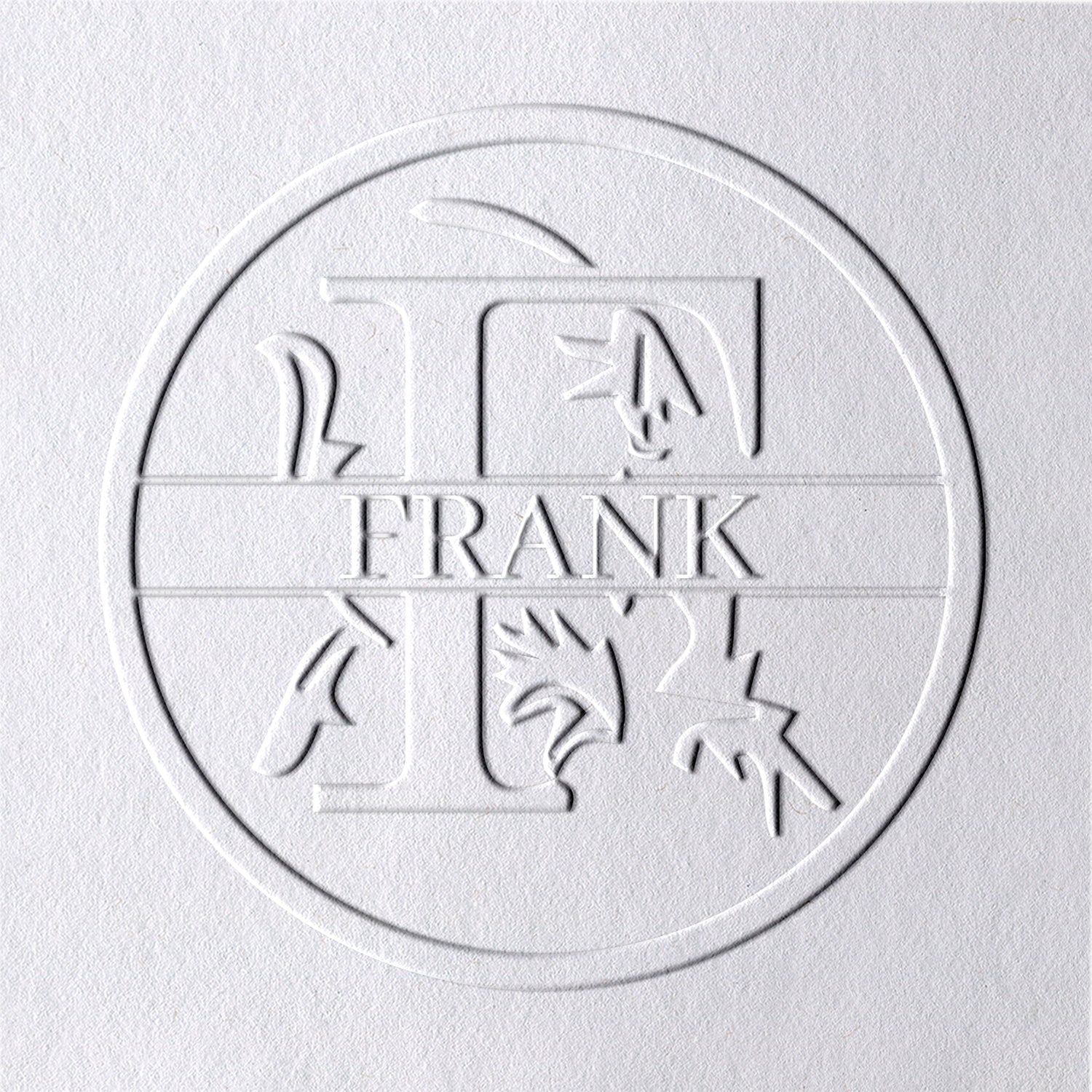 26 Buchstaben Personalisierter Blumen-Name Prägezange - F F1
