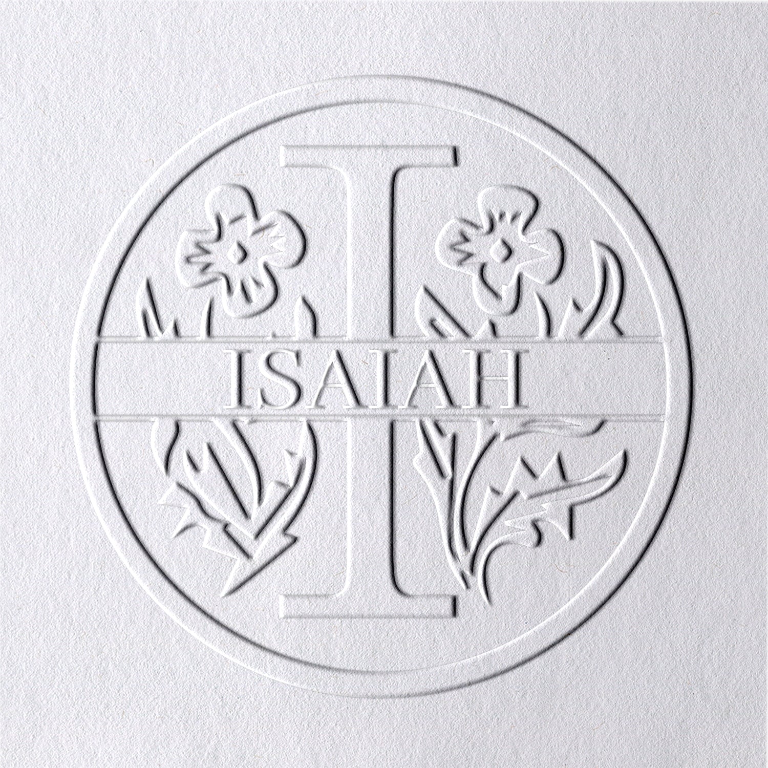 26 Buchstaben personalisierte florale Name Prägezange - I I1